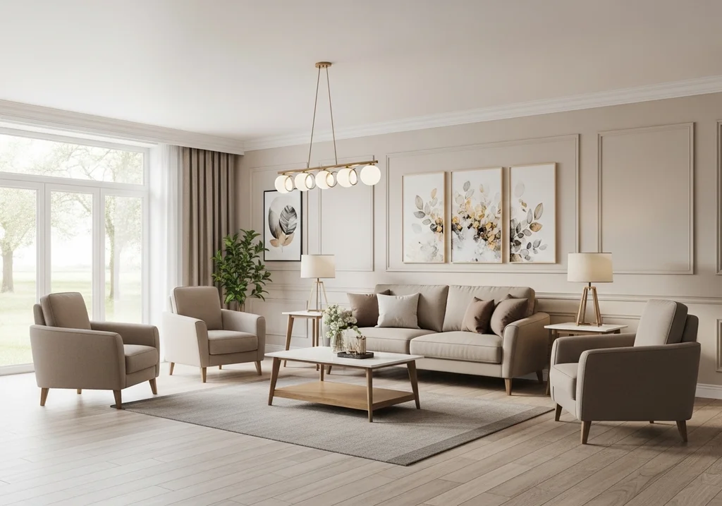 salon moderne design decor