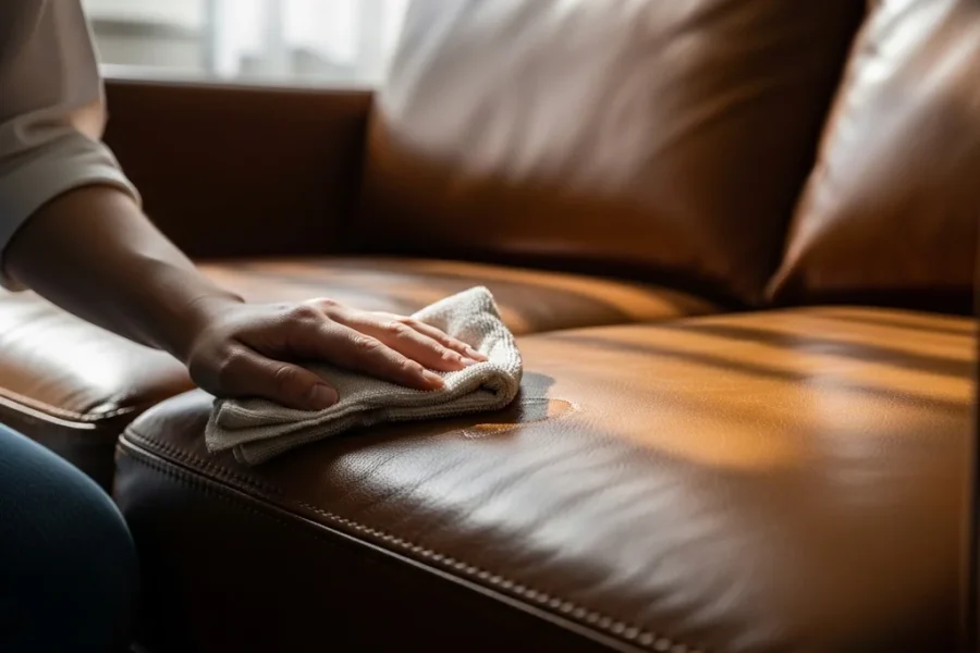 sofa cuir nettoyage