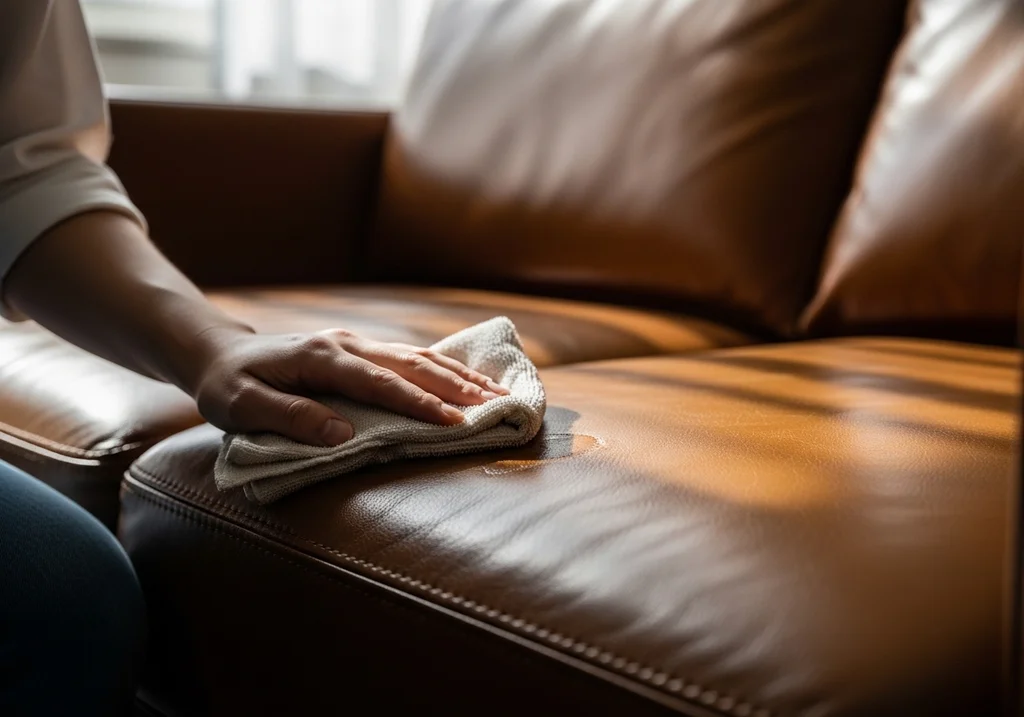 sofa cuir nettoyage