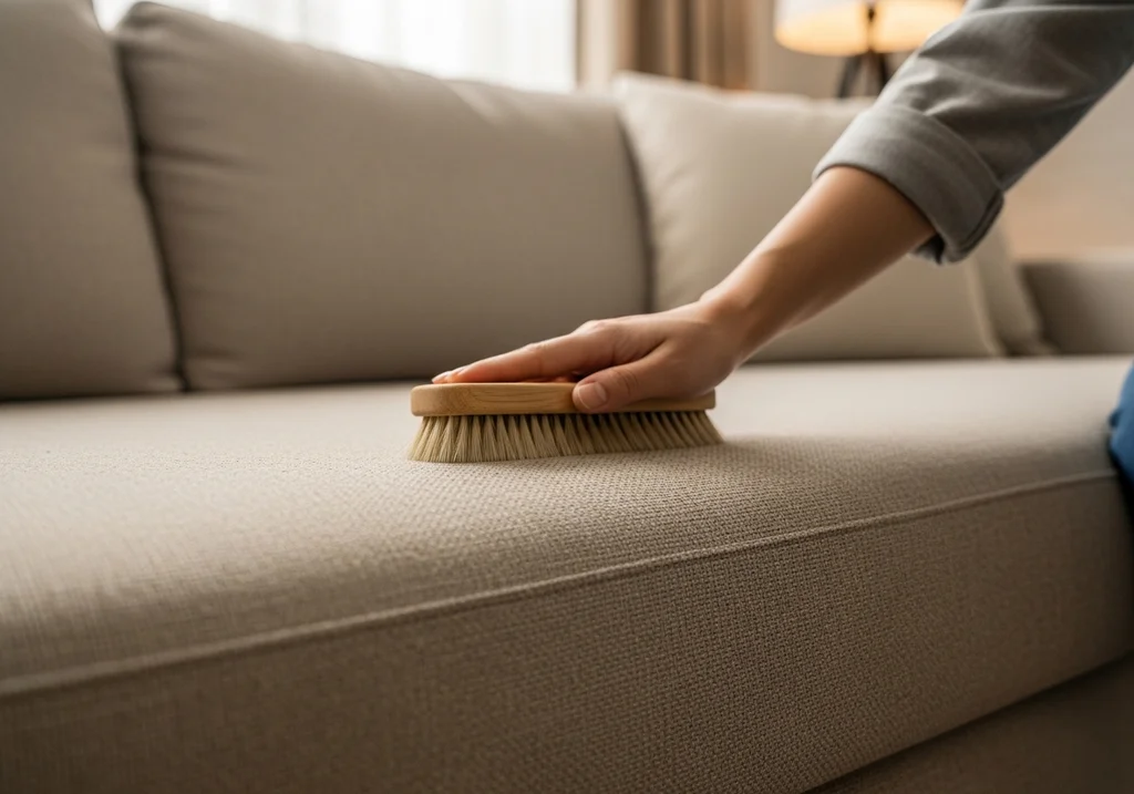 sofa microfibre entretien