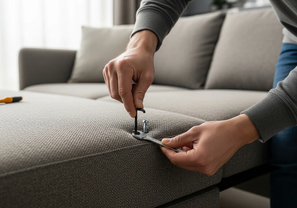 sofa moderne assemblage